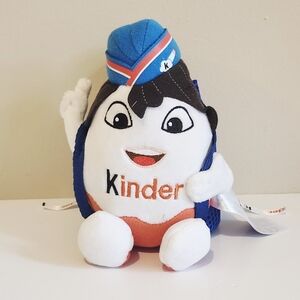 *5 for $20* Kinder Egg Plush Toy - Girl with backpack